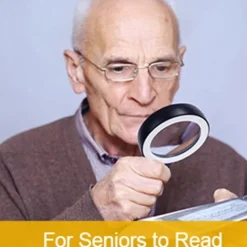 30X Handheld Reading Magnifying Glass Illuminated Magnifier Microscope Lens Jewelry Watch Loupe Magnifier With LED Light