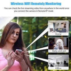 X5 Mini Camera IP WiFi 1080P HD Night Vision Remote Monitoring 160° Wide Angle USB Micro Smart Home Small Camcorder No Battery