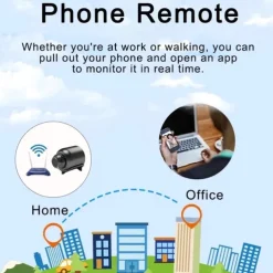 X5 Mini Camera IP WiFi 1080P HD Night Vision Remote Monitoring 160° Wide Angle USB Micro Smart Home Small Camcorder No Battery