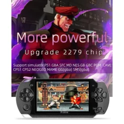 X6 Upgrade Version 4.3 Inch Psp Handheld Game 8gb Arcade Nes Nostalgic Sup64 Bit Handheld Mp5 Player Factory