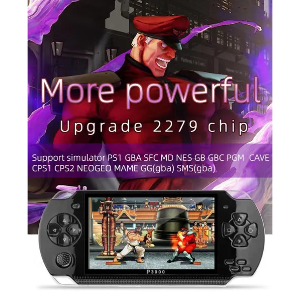 X6 Upgrade Version 4.3 Inch Psp Handheld Game 8gb Arcade Nes Nostalgic Sup64 Bit Handheld Mp5 Player Factory