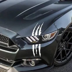 40X12cm Auto Car Sticker Reflective Monster Claw Scratch Stripe Marks Headlight Decal Car Stickers Car Accessories
