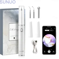 XIAOMI Youpin SUNUO T12 Pro Visual Ultrasonic Irrigator Dental Calculus Oral Teeth Tartar Eliminator Cleaner Removal Teeth Whitening