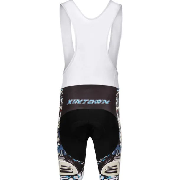 XINTOWN Men's Cycling Jersey with Bib Shorts Cycling Jersey Set Short Sleeve Mountain Bike MTB Road Bike Cycling Winter Black Blue Mint Green Bike Bib Shorts Jersey Clothing Suit 3D Pad Breathable