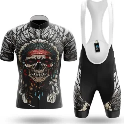 XINTOWN Men's Cycling Jersey with Bib Shorts Cycling Jersey Set Short Sleeve Mountain Bike MTB Road Bike Cycling Winter Black Blue Mint Green Bike Bib Shorts Jersey Clothing Suit 3D Pad Breathable