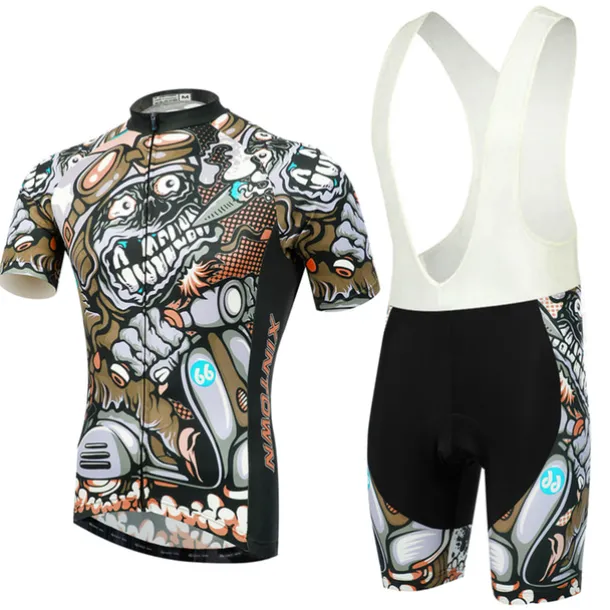 XINTOWN Men's Cycling Jersey with Bib Shorts Cycling Jersey Set Short Sleeve Mountain Bike MTB Road Bike Cycling Winter Black Blue Mint Green Bike Bib Shorts Jersey Clothing Suit 3D Pad Breathable