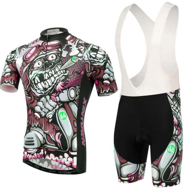 XINTOWN Men's Cycling Jersey with Bib Shorts Cycling Jersey Set Short Sleeve Mountain Bike MTB Road Bike Cycling Winter Black Blue Mint Green Bike Bib Shorts Jersey Clothing Suit 3D Pad Breathable