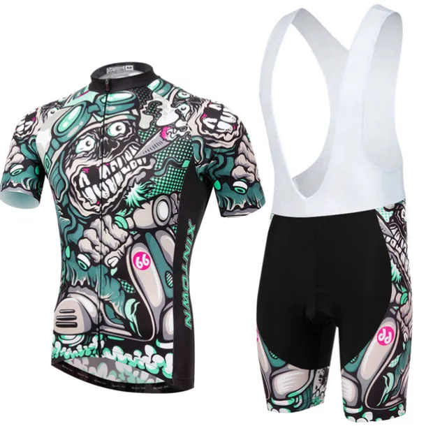 XINTOWN Men's Cycling Jersey with Bib Shorts Cycling Jersey Set Short Sleeve Mountain Bike MTB Road Bike Cycling Winter Black Blue Mint Green Bike Bib Shorts Jersey Clothing Suit 3D Pad Breathable