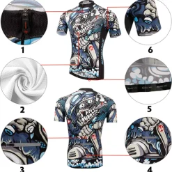 XINTOWN Men's Cycling Jersey with Bib Shorts Cycling Jersey Set Short Sleeve Mountain Bike MTB Road Bike Cycling Winter Black Blue Mint Green Bike Bib Shorts Jersey Clothing Suit 3D Pad Breathable