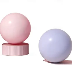 Yoga Ball 25cm Exercise Ball Pregnancy Birthing Ball Chair Flexible Seating Ball Pilates Thickened Anti-Burst Balance Ball for Fitness Workout with Inflator Pump