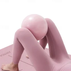 Yoga Ball 25cm Exercise Ball Pregnancy Birthing Ball Chair Flexible Seating Ball Pilates Thickened Anti-Burst Balance Ball for Fitness Workout with Inflator Pump