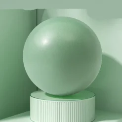 Yoga Ball 25cm Exercise Ball Pregnancy Birthing Ball Chair Flexible Seating Ball Pilates Thickened Anti-Burst Balance Ball for Fitness Workout with Inflator Pump