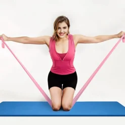 Yoga Strap 150*15*0.035 cm Sports Latex Yoga Fitness Pilates Stretchy Durable Improve Flexibility For Men's Women's All