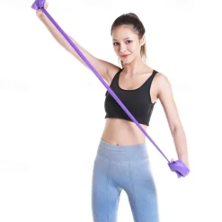 Yoga Strap 150*15*0.035 cm Sports Latex Yoga Fitness Pilates Stretchy Durable Improve Flexibility For Men's Women's All