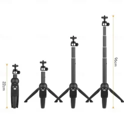 Yunteng Extendable Selfie Stick Tripod Monopod with Bluetooth Remote Shutter Universal for iPhone XS X 7plus Smartphones Gopro