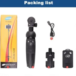 Yunteng Extendable Selfie Stick Tripod Monopod with Bluetooth Remote Shutter Universal for iPhone XS X 7plus Smartphones Gopro