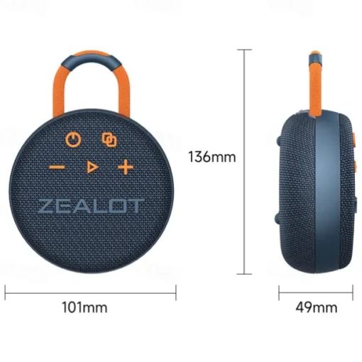 ZEALOT S77 Outdoor Speaker Bluetooth Speaker Bluetooth TF Card Outdoor Waterproof Stereo Sound Speaker For PC Laptop Mobile Phone
