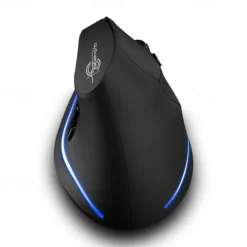ZELOTES F-35 Wireless 2.4GHz Rechargeable Vertical Mice 6 Buttons 2400 DPI Adjustable Ergonomic Optical Gaming Computer Mouse