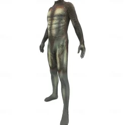 Zentai Suits Bodysuit Warrior Cosplay Carnival Costume Full Body Suit Men's Boys Antique Standing Style Chic & Modern Printing Lycra Spandex Costume for Halloween Carnival Masquerade Adults Kid's