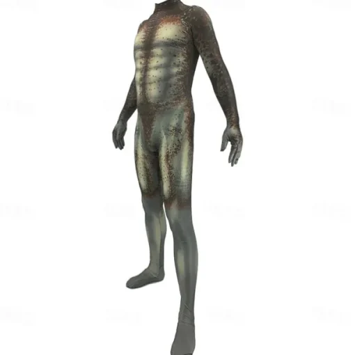 Zentai Suits Bodysuit Warrior Cosplay Carnival Costume Full Body Suit Men's Boys Antique Standing Style Chic & Modern Printing Lycra Spandex Costume for Halloween Carnival Masquerade Adults Kid's
