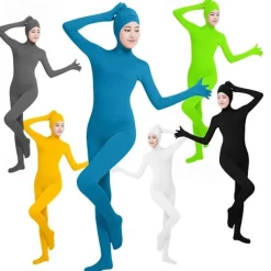 Zentai Suits Catsuit Skin Suit Carnival Costume Full Body Suit Kings Day All Solid Color Lycra® Costume for Party Stage Kid's Adults'
