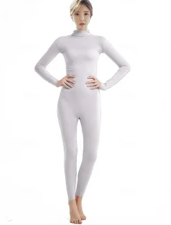 Zentai Suits Cosplay Costume Catsuit Carnival Costume Full Body Suit Men's Women's Sex Solid Colored Spandex Lycra Costume for Halloween Carnival Masquerade Adults'