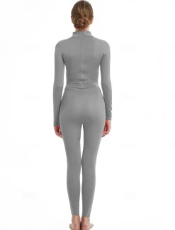 Zentai Suits Cosplay Costume Catsuit Carnival Costume Full Body Suit Men's Women's Sex Solid Colored Spandex Lycra Costume for Halloween Carnival Masquerade Adults'