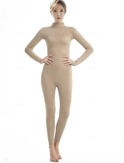 Zentai Suits Cosplay Costume Catsuit Carnival Costume Full Body Suit Men's Women's Sex Solid Colored Spandex Lycra Costume for Halloween Carnival Masquerade Adults'