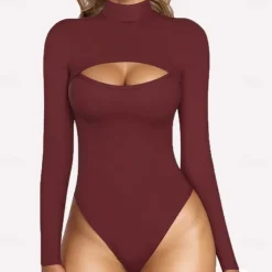 Zentai Suits Cosplay Costume Skin Suit Ninja Carnival Costume Full Body Suit Women's Leotards Sexy Costume Solid Color Spandex Lycra Costume for Halloween Carnival Masquerade Adults'