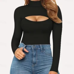 Zentai Suits Cosplay Costume Skin Suit Ninja Carnival Costume Full Body Suit Women's Leotards Sexy Costume Solid Color Spandex Lycra Costume for Halloween Carnival Masquerade Adults'