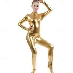 Zentai Suits Cosplay Costume Catsuit Catwoman Carnival Costume Full Body Suit Women's Cosplay Sexy Costume Solid Color Spandex Lycra Costume for Masquerade Adults'
