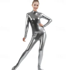 Zentai Suits Cosplay Costume Catsuit Catwoman Carnival Costume Full Body Suit Women's Cosplay Sexy Costume Solid Color Spandex Lycra Costume for Masquerade Adults'