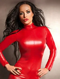 Zentai Suits Cosplay Costume Catsuit Motorcycle Girl Carnival Costume Full Body Suit Women's Leotards Sexy Costume Solid Colored Leatherette Patent Leather Latex Costume for Performance Training Party