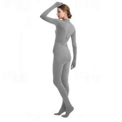 Zentai Suits Cosplay Costume Bodysuit Carnival Costume Full Body Suit Women's All Boys Cosplay Solid Color Lycra Spandex Costume for Halloween Carnival Children's Day Kid's Adults'
