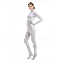 Zentai Suits Cosplay Costume Bodysuit Carnival Costume Full Body Suit Women's All Boys Cosplay Solid Color Lycra Spandex Costume for Halloween Carnival Children's Day Kid's Adults'