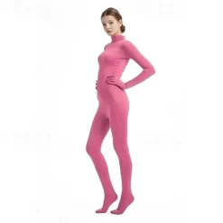 Zentai Suits Cosplay Costume Bodysuit Carnival Costume Full Body Suit Women's All Boys Cosplay Solid Color Lycra Spandex Costume for Halloween Carnival Children's Day Kid's Adults'