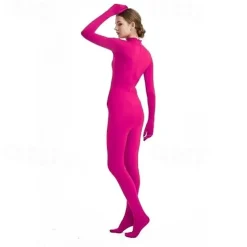 Zentai Suits Cosplay Costume Bodysuit Carnival Costume Full Body Suit Women's All Boys Cosplay Solid Color Lycra Spandex Costume for Halloween Carnival Children's Day Kid's Adults'