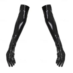 Zentai Suits Gloves Catsuit Motorcycle Girl Carnival Costume Full Body Suit Women's Cosplay Sexy Costume Solid Color Faux Leather Costume for Masquerade Adults