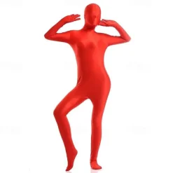 Zentai Suits Skin Suit Full Body Suit Carnival Costume Full Body Suit Men's Women's Solid Colored Spandex Lycra Costume for Halloween Kid's Adults'