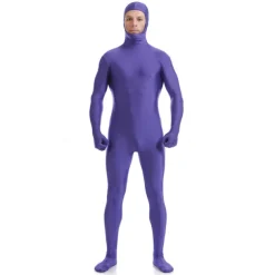 Zentai Suits Skin Suit Full Body Suit Carnival Costume Full Body Suit Men's Women's Sex Solid Colored Spandex Lycra Costume for Halloween Adults'