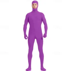 Zentai Suits Skin Suit Full Body Suit Carnival Costume Full Body Suit Men's Women's Sex Solid Colored Spandex Lycra Costume for Halloween Adults'
