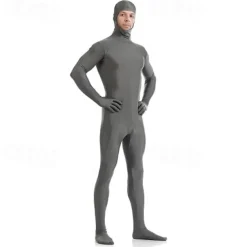 Zentai Suits Skin Suit Full Body Suit Carnival Costume Full Body Suit Men's Women's Sex Solid Colored Spandex Lycra Costume for Halloween Adults'