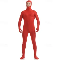Zentai Suits Skin Suit Full Body Suit Carnival Costume Full Body Suit Men's Women's Sex Solid Colored Spandex Lycra Costume for Halloween Adults'