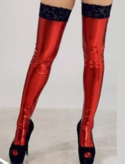 Zentai Suits Socks / Long Stockings Catsuit Carnival Costume Full Body Suit Women's Stockings Sex Sexy Costume Lace Latex Costume for Carnival Masquerade Adults'