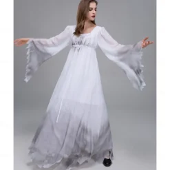 Zombie Ghostly Bride Halloween Cosplay Costume Party Costume Masquerade Outfits Adults' Women's Masquerade Performance Party Halloween Easy Halloween Costumes Dress Up